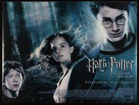 7a361 HARRY POTTER & THE PRISONER OF AZKABAN DS British quad '04 Daniel Radcliffe, Emma Watson