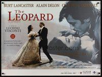 7a372 LEOPARD British quad R03 Luchino Visconti's Il Gattopardo, Lancaster & Claudia Cardinale!