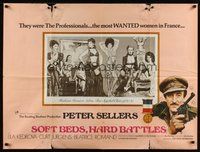 7a408 UNDERCOVERS HERO British quad '75 Peter Sellers & sexy girls in Soft Beds, Hard Battles!