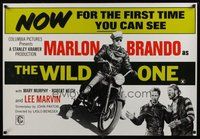 7a412 WILD ONE REPRODUCTION British quad '90s ultimate biker Marlon Brando, Lee Marvin!