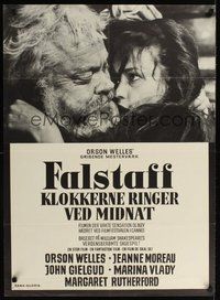 7a142 CHIMES AT MIDNIGHT Danish '65 Campanadas a Medianoche, Orson Welles as Falstaff!