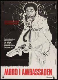 7a150 EMBASSY Danish '72 William art of English Richard Roundtree in action!
