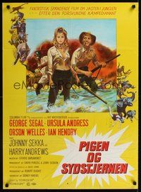 7a201 SOUTHERN STAR Danish '69 Ursula Andress, George Segal, Orson Welles!