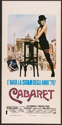 7a442 CABARET Italian locandina '72 Liza Minnelli sings & dances in Nazi Germany!