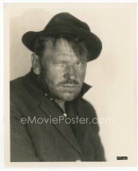 7b117 BEGGARS OF LIFE 8x10 still '28 close up of Wallace Beery with one eye open by Richee!
