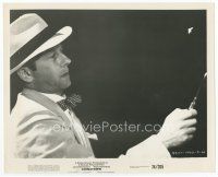7b164 CHINATOWN 8x10 still '74 close up of actor Roman Polanski about to cut Nicholson's nose!