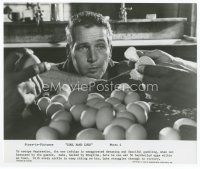 7b180 COOL HAND LUKE story-in-pictures 8x9.5 still '67 Paul Newman in classic egg eating scene!
