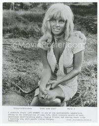7b182 COOL HAND LUKE story-in-pictures 7.5x9.5 still '67 close up of sexpot Joy Harmon as Lucille!