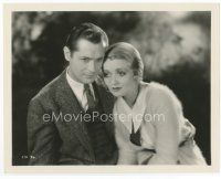 7b213 EASIEST WAY 8x10 still '31 close up of sad Constance Bennett & Robert Montgomery!