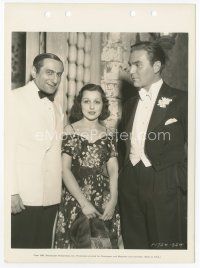 7b222 ERNST LUBITSCH candid 8x10 key book still '35 w/ Frances Drake & Henry Wilcoxon at a party!