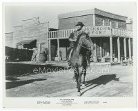 7b234 FOR A FEW DOLLARS MORE 8x10 still '67 Sergio Leone, full-length Clint Eastwood on horseback!
