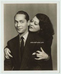 7b243 FRANCHOT TONE deluxe 8x10 stage play still '40s with Lenore Ulric in Hemingway's Fifth Column