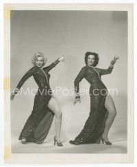 7b025 GENTLEMEN PREFER BLONDES 8x10 still '53 best image of sexy Marilyn Monroe & Jane Russell!