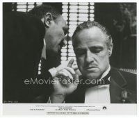7b266 GODFATHER 8x10 still '72 Francis Ford Coppola classic, Marlon Brando is asked for a favor!