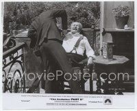 7b267 GODFATHER PART II 8x10 still '74 Robert De Niro as Vito Corleone stabs his father's killer!