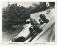 7b280 GRAND PRIX 8x10 still '67 fantastic image of Formula One race cars speeding around track!