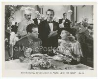 7b286 HANDS ACROSS THE TABLE TV 8x10 still R60s Fred MacMurray eats soup with Carole Lombard!