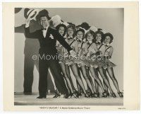 7b305 IDIOT'S DELIGHT 8x10 still '39 wonderful c/u of Clark Gable lined up with sexy chorus girls!