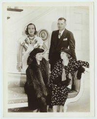 7b328 JOAN CRAWFORD candid 8x10 still '30s portrait with W.S. Van Dyke & both their moms!