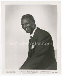 7b341 KING COLE & HIS TRIO WITH BENNY CARTER & HIS ORCHESTRA 8x10 still '50 c/u of Nat King Cole!