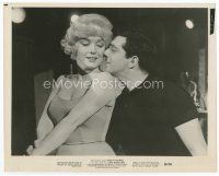 7b043 LET'S MAKE LOVE 8x10 still '60 Frankie Vaughan nuzzles sexy Marilyn Monroe's cheek!