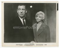 7b042 LET'S MAKE LOVE 8x10 still '60 sexy Marilyn Monroe looks at worried Yves Montand!