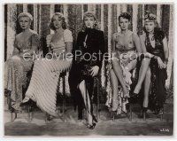 7b379 MANPOWER 7.5x9.75 still '41 Marlene Dietrich, Eve Arden, Joyce Compton & 2 more sexy smokers!