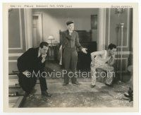 7b427 PARLOR BEDROOM & BATH 8x10 still '31 bell boy Cliff Edwards, Buster Keaton &  Reginald Denny!