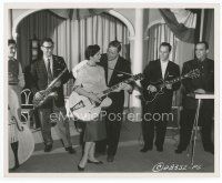 7b462 ROCK AROUND THE CLOCK 8x10 still '56 Lisa Gaye plays with Bill Haley & His Comets by Coburn!