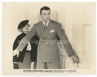 7b493 SPECIAL AGENT 8x10 still '35 George Brent holds Bette Davis back as he opens door!
