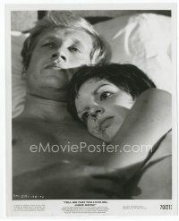 7b510 TELL ME THAT YOU LOVE ME JUNIE MOON 8x10 still '70 Preminger, c/u of Liza Minnelli in bed!
