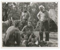 7b527 TREASURE OF THE SIERRA MADRE 8x10 still '48 the three leads give Bennett the bad news!