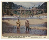 7b049 BRIDGE ON THE RIVER KWAI color 8x10 still '58 Alec Guinness & Sessue Hayakawa at the climax!