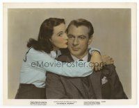 7b053 CASANOVA BROWN color 7.75x10 still '44 great lover Gary Cooper loves Teresa Wright!