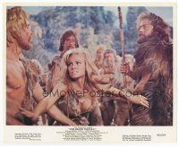 7b073 ONE MILLION YEARS B.C. color 8x10 still '66 sexiest Raquel Welch breaks up a fight!