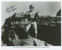 7c250 JOHN HART signed 8x10 REPRO still '80s great portrait in costume as Captain Africa!