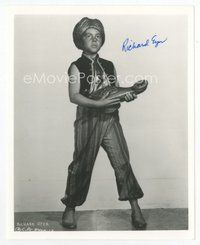 7c292 RICHARD EYER signed 8x10 REPRO still '80s the child star as Genie from 7th Voyage of Sinbad!