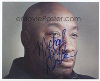 7c276 MICHAEL CLARKE DUNCAN signed color 8x10 REPRO still '00 super close up headshot of the star!