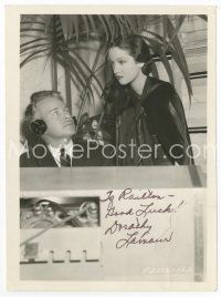 7c040 DOROTHY LAMOUR signed 5.25x7 still '37 checking sound on Swing High Swing Low!