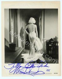 7c101 MAMIE VAN DOREN signed 8x10 still '58 she looks as good from the back as from the front!