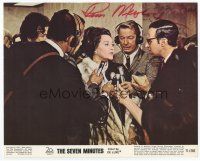 7c132 RUSS MEYER signed color 8x10 still '71 Seven Minutes, the director's only mainstream movie!