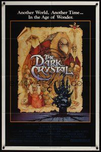 7d197 DARK CRYSTAL 1sh '82 Jim Henson & Frank Oz, Richard Amsel fantasy art!
