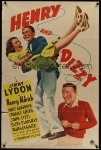7d391 HENRY & DIZZY style A 1sh '42 Jimmy Lydon as Henry Aldrich, Mary Anderson, Charles Smith!