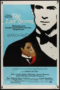 7d506 LAST TYCOON 1sh '76 Robert De Niro, Jeanne Moreau, directed by Elia Kazan!