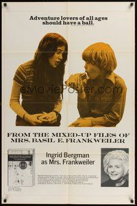 7d582 MIXED-UP FILES OF MRS. BASIL E. FRANKWEILER 1sh '75 Ingrid Bergman, Sally Prager