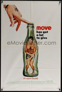 7d601 MOVE int'l 1sh '70 best Elliott Gould in Coke bottle art, it's got a lot to give!