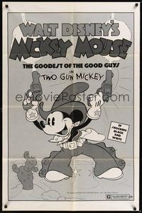 7d919 TWO GUN MICKEY 1sh R74 Mickey Mouse, the goodest of the good guys!
