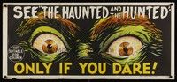 7e459 DEMENTIA 13 teaser Aust daybill '63 Francis Ford Coppola, Corman, The Haunted & the Hunted!