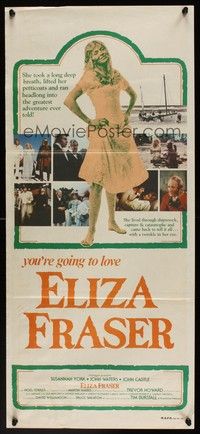7e475 ELIZA FRASER Aust daybill '76 Tim Burstall, full-length Susannah York!