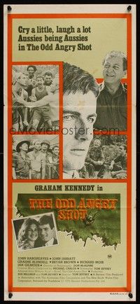 7e621 ODD ANGRY SHOT Aust daybill '79 Australians in the Vietnam War, Graham Kennedy!